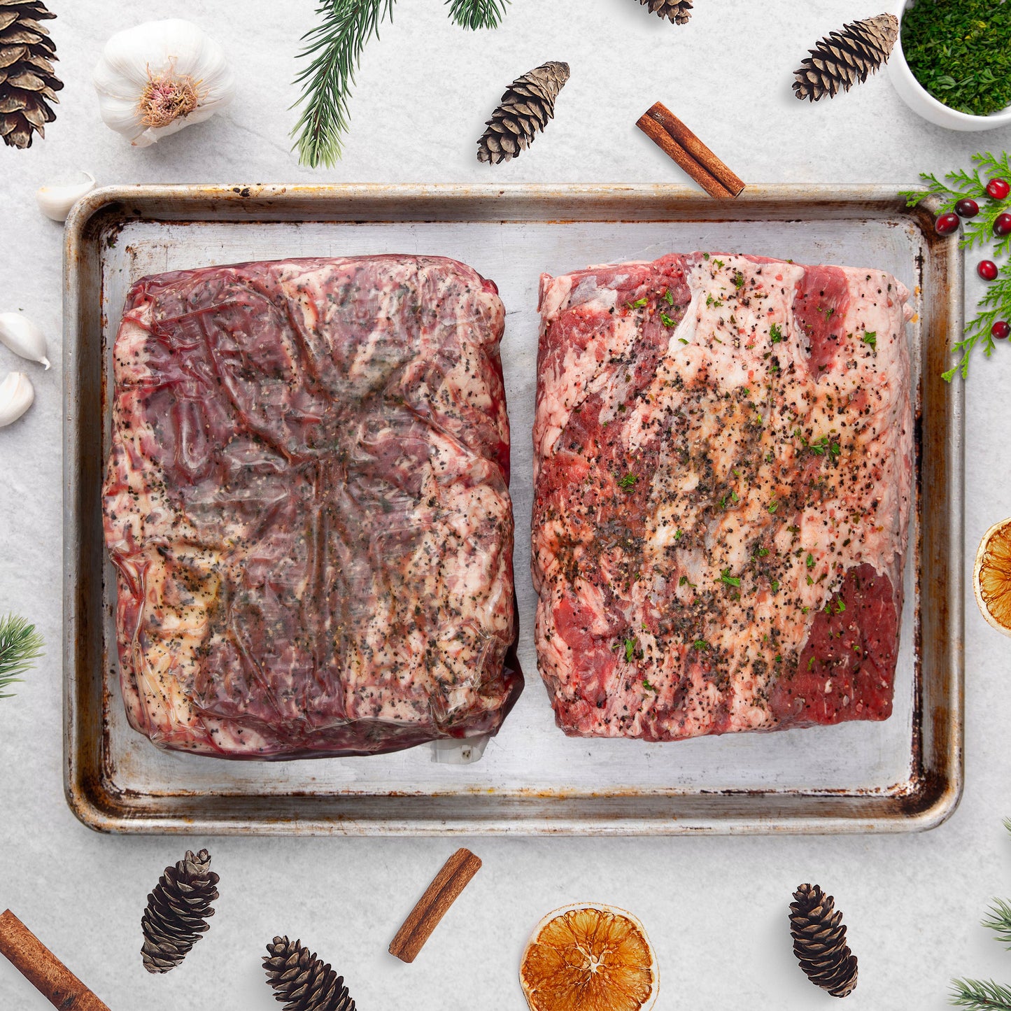 Oven-Ready Garlic & Herb Prime Rib Roast