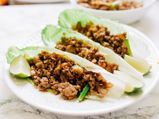 Grass-Fed Beef Asian Lettuce Wraps