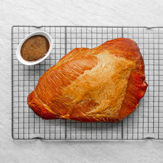 Boneless Carving Ham with Glaze - 4 lbs