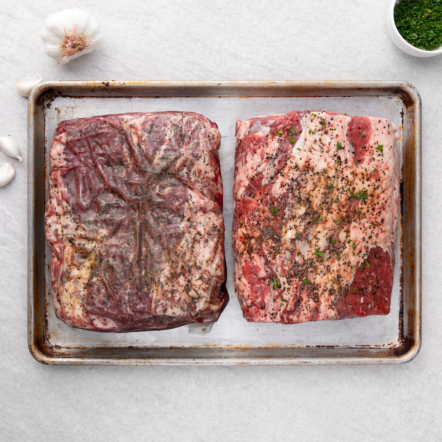 Oven-Ready Garlic & Herb Prime Rib Roast