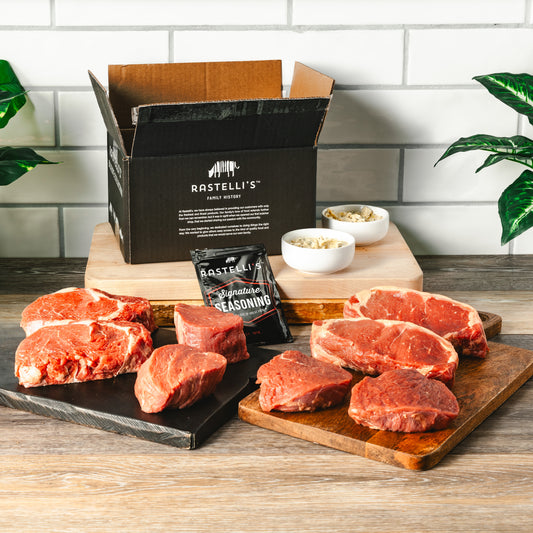 Grass-Fed Steak Sampler Box (Family Size)