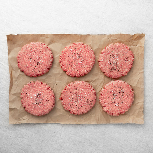 Black Angus Beef Butcher Burgers - (6 burgers)