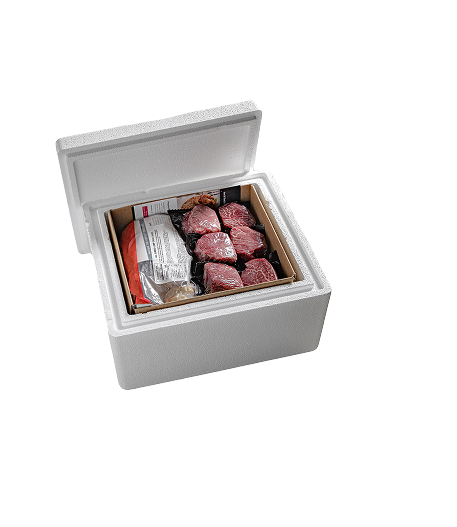 Rastelli cooler full of meat