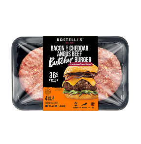 Butcher Burger Angus Beef Back and Cheddar Packaging