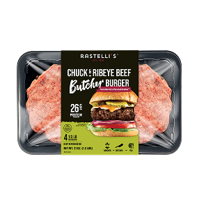 buthcer burger packaging angus chuck ribeye
