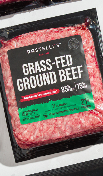 Grass Fed Ground Beef Packaging