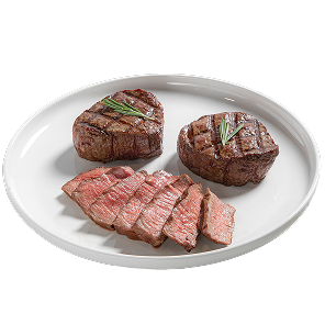 steak on a plate