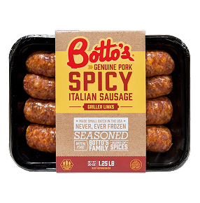 fpo bottos spicy sausage griller