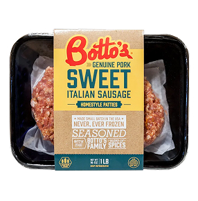 fpo Bottos sweet sausage patties