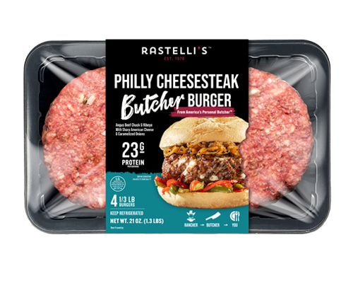 Butcher Burger Cheesesesteak Packaging