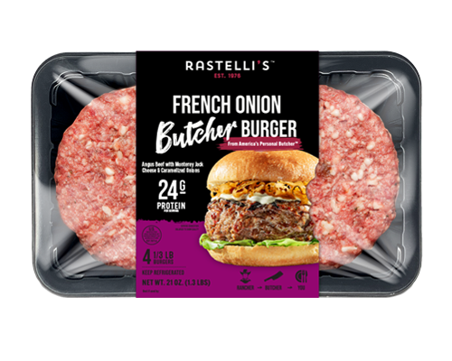 Butcher Burger French Onion Packaging