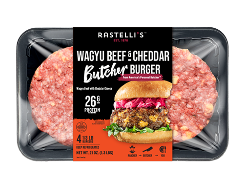 Butcher Burger Wagyu Cheddar Packaging