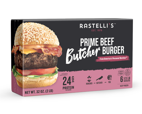 Butcher Burger Prime Beef Packaging